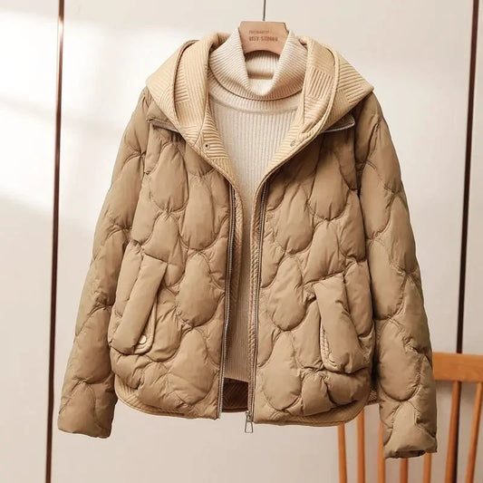 Quilted Hooded Cotton Jacket