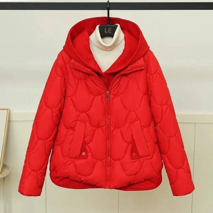 Quilted Hooded Cotton Jacket