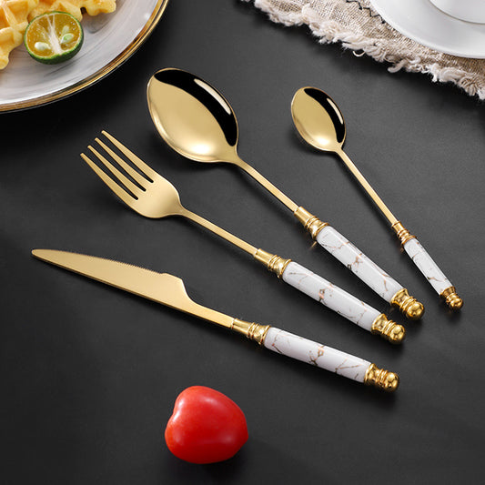 Marble Majesty Flatware