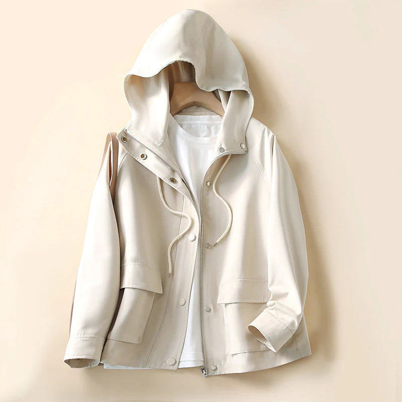 Isabella Windbreaker Hooded Jacket