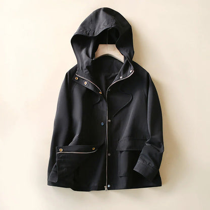 Isabella Windbreaker Hooded Jacket