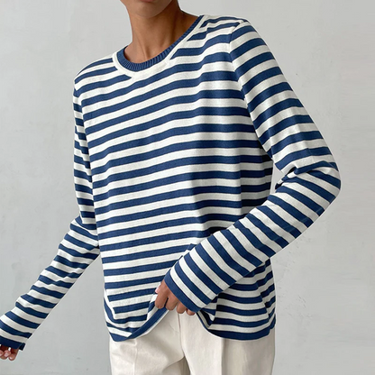 Sophia Striped Long-Sleeve Top