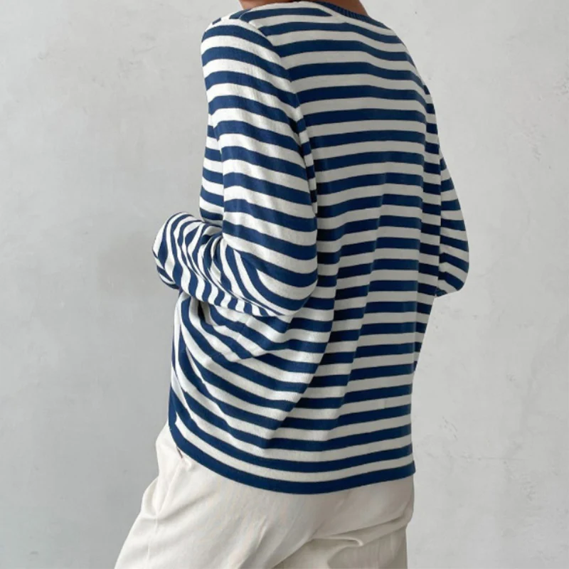 Sophia Striped Long-Sleeve Top