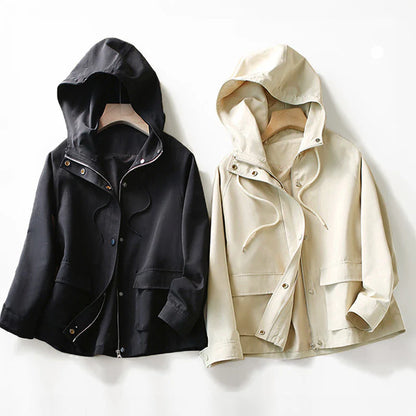 Isabella Windbreaker Hooded Jacket