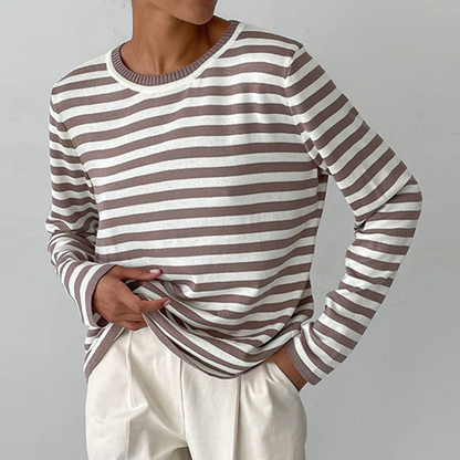 Sophia Striped Long-Sleeve Top