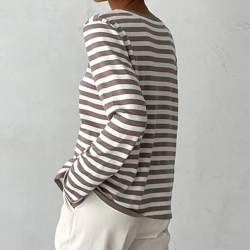 Sophia Striped Long-Sleeve Top